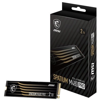 MSI Disque dur SSD  Spatium M480 Pro PCIe 4.0 NVMe M.2 2TB
