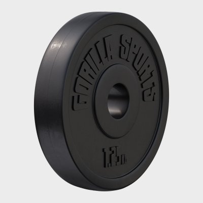 GORILLA SPORTS Disque en plastique de 1,25 kg, &Oslash; 31mm d'al&eacute;sage