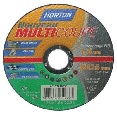 NORTON Disque multi-coupe pour mat&eacute;riaux de construction , Diam.115 mm