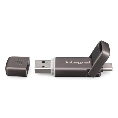 INTEGRAL Disque SSD externe  SlimXpress Dual 1 To Bronze fonc&eacute;