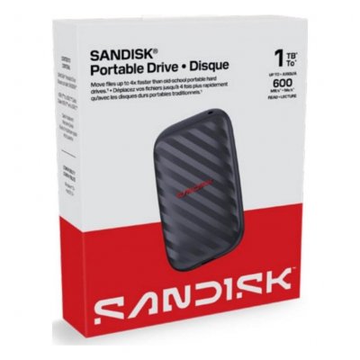 SANDISK Disque SSD Externe portable &reg; 1 To Noir