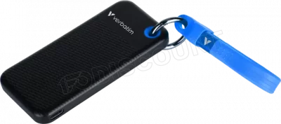 VERBATIM Disque SSD externe  Pocket - 512Go (Noir/Bleu) #2POURCENT