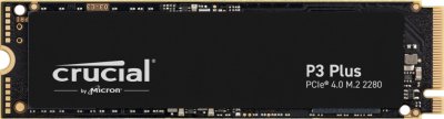 CRUCIAL Disque ssd interne  p3 plus m.2 nvme 4 to noir CT4000P3PSSD8