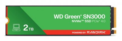 WESTERN DIGITAL Disque SSD interne -  - WD Green SN3000 - 2 To - PCIe Gen4 - M.2 2280 