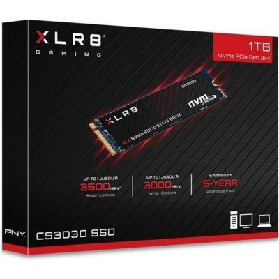 PNY Disque SSD  1To NVMe M.2 - CS3030
