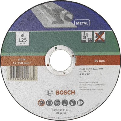 BOSCH Disque tronc m&eacute;tal, 115 x2,5 plat