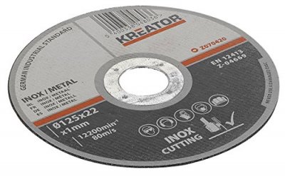 KREATOR Disques &Agrave; Tron&ccedil;onner - Inox - &Oslash; 125 X 1 Mm - 6 Pi&egrave;ces