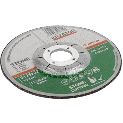 KREATOR Disques &Agrave; Tron&ccedil;onner - Pierre - &Oslash; 125 X 2,5 Mm - 6 Pi&egrave;ces