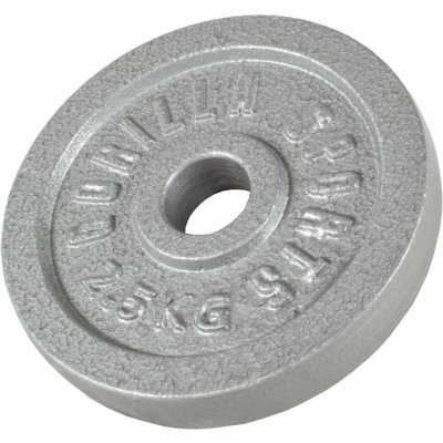 GORILLA SPORTS Disques de poids en fonte gris - De 0,5 kg &agrave; 30 kg - Poids : 2,5 kg