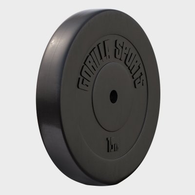 GORILLA SPORTS Disques plastiques de 1 25 kg a 15 kg au choix ou lots de 30 kg poids 15 kg
