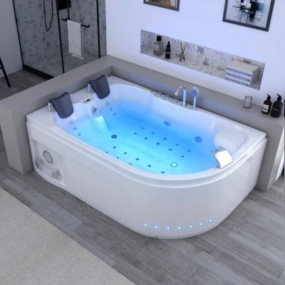 Distribain Baignoire baln&eacute;o asym&eacute;trique D-Mauna-Loa whirlpool 30 jets