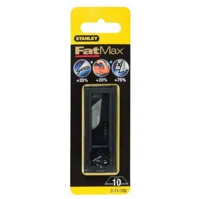 STANLEY Distributeur 10 lames de couteaux trap&egrave;zes Fatmax 63 mm - 2-11-700