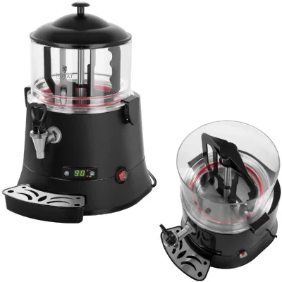 ROYAL CATERING Distributeur A Chocolat Chaud Chocolati&egrave;re Percolateur 440W 5 L 30-90&deg;C Sans Bpa