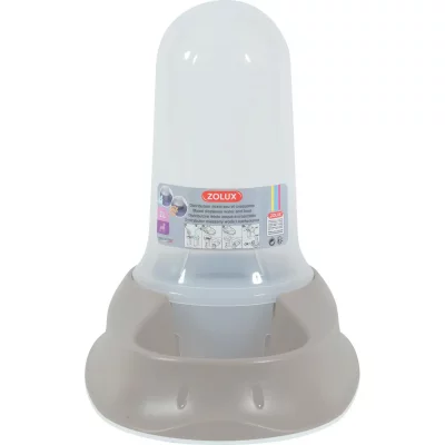 ZOLUX Distributeur &agrave; croquettes  - 2L - Taupe - 474235TAU