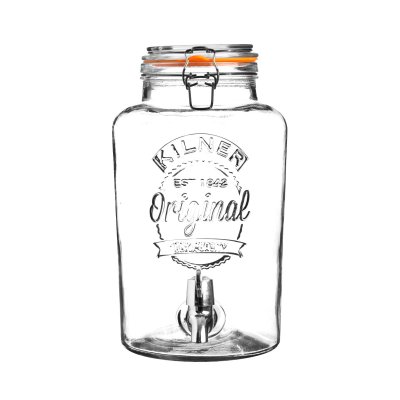 Distributeur de boisson en verre transparent (5l) drinking