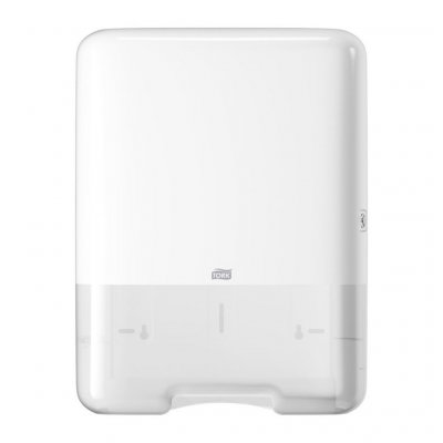 TORK Distributeur  essuie-mains pli&eacute;s en V ou en C - Blanc - 553000 