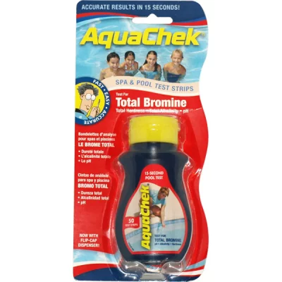 AQUACHEK Divers - Testeur de brome 4 en 1  de piscine et spa