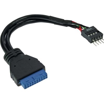 INLINE Diverse  Adaptateur USB 3.0 vers 2 x USB 2.0 0,15 m