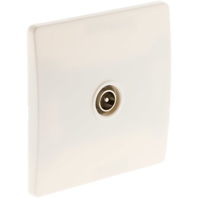 ZENITECH Diwone-Prise TV &Oslash;9,52 vis + griffes Blanc - Diwone