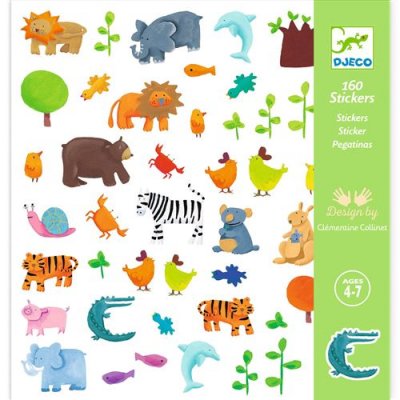 DJCO Djeco - 160 stickers Animaux
