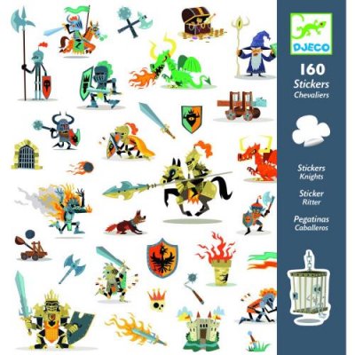DJCO Djeco 160 Stickers Chevalier - Djeco