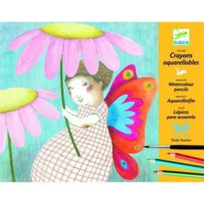 GENERIQUE Djeco - Atelier crayons aquarellables