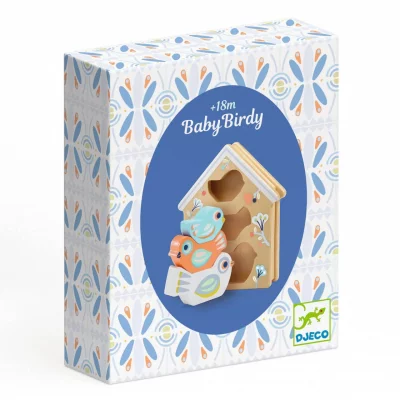 DJECO - Baby Blanco BabyBirdi Puzzle, 36123