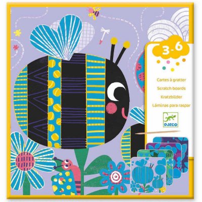 DJECO  DJ09092 Grattoir 3-6 Ans Multicolore