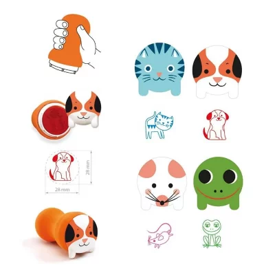 DJECO  - Joints pour les enfants Animaux de jardin Collection (DJ09009)