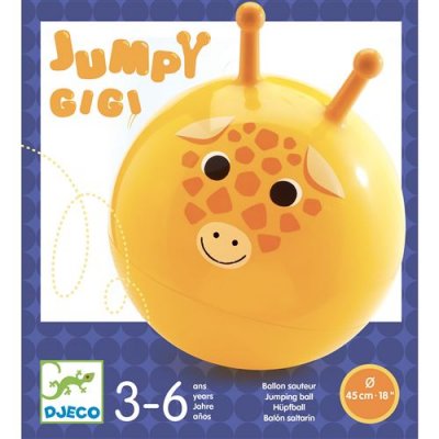DJECO - Juego habilidad Pelota saltarina Jumpy Gigi Balles de Jeu, 30182, Multicolore