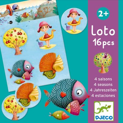 DJECO  Loto Des 4 Saisons