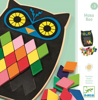 AUTRES DJECO Mosa&iuml;que Moza Boo, Jouet Puzzle &agrave; partir de 4 Ans