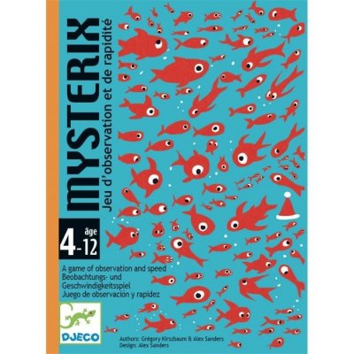 DJECO  Mysterix Jeu de Cartes Multicolore (35096)