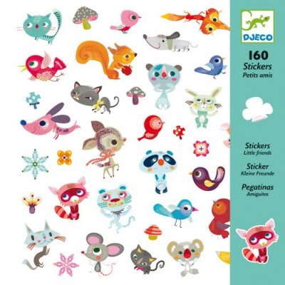 DJCO Djeco Petits Amis - 160 Stickers - Djeco