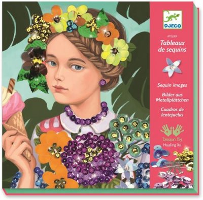  DJECO-pour Les Enfants Plus &acirc;g&eacute;s-Images &agrave; Paillettes, DJ09520, Mixte