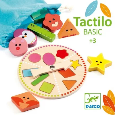 DJECO - Primera Edad TactiloBasic Jeux d'habilet&eacute;, 36214, Multicolore