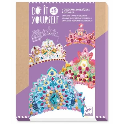 DJECO  Serre-T&ecirc;te pour D&eacute;coration de Princesse (37901), Multicolore