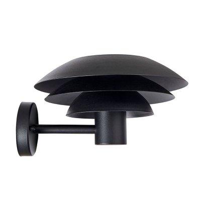 DYBERG LARSEN DL25 Luminaires d&acute;ext&eacute;rieur Applique Murale Black - DybergLarsen