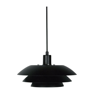 DYBERG LARSEN DL31 - Suspension en m&eacute;tal noir mat, h 15 cm d 31 cm