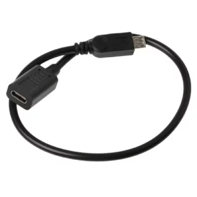 DLH  - Adaptateur de type C USB - 24 pin USB-C pour Micro-USB de type B - 31 cm