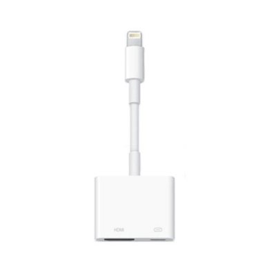 DLH  Adaptateur Lightning vers HDMI - 10.5 cm - blanc - pour Apple