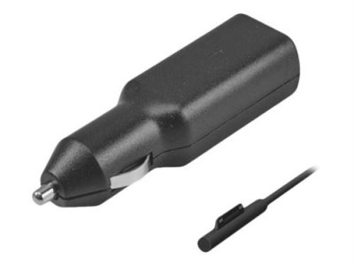 DLH  CHARGEUR VOITURE ALLUME-CIGARE 45W pour MICROSOFT Surface Pro / Go / Laptop