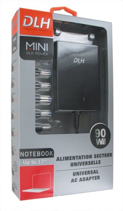 DLH  MINI DY-AI1839N Universal - adaptateur secteur - 90 Watt
