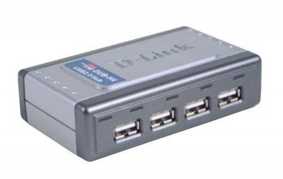 D LINK Dlink dub-h4 4 port 480 mo/s 5 v 2.5 a xp noir