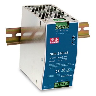 D LINK DLINK Syst&egrave;me d'alimentation MeanWell DIS-N240-48 - 240 W - Rail DIN