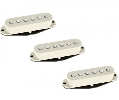 DIMARZIO DM2001aw Capot pour Simple Bobinage Blanc Antique