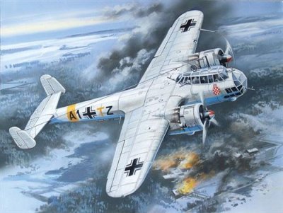 ICM Do 17z-2 Wwii German Bomber- 1:72e - 