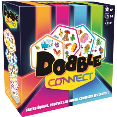 ASMODEE Dobble Connect   Zygomatic - Jeu de soci&eacute;t&eacute; -  &Agrave; partir de 8 ans