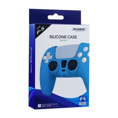 DOBE FOMIS ELECTRONICS Dobe Coque Antid&eacute;rapante En Silicone Pour Ps5 - Bleu
