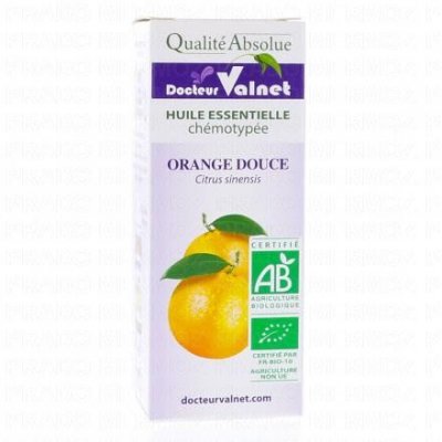 DR VALNET DOCTEUR VALNET Huile essentielle d&acute;orange douce bio flacon 10ml